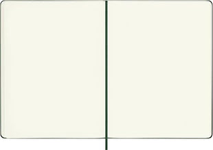 Moleskine XLarge Plain Hardcover Notebook Myrtle Green
