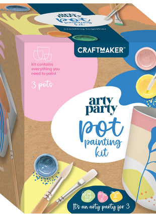 Craft Maker Arty Party Pot Painting Kit