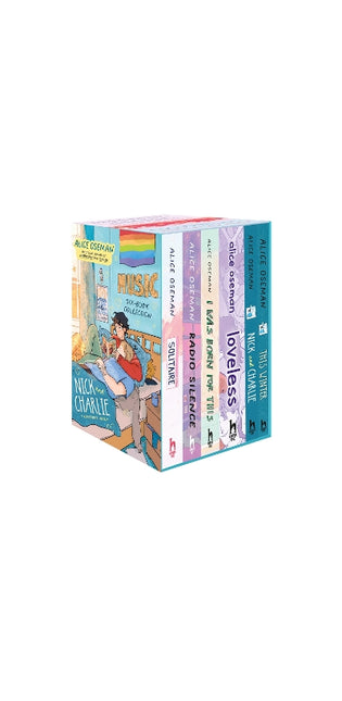 Alice Oseman Six-Book Collection Box Set (Solitaire, Radio Silence, I Was Born For This, Loveless, Nick and Charlie, This Winter)