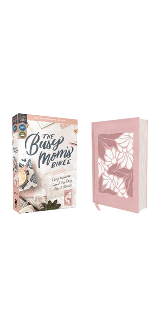 NIV, The Busy Mom's Bible, Leathersoft over Board, Pink, Red Letter, Comfort Print