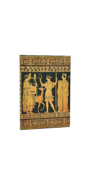 Gathering of Deities (Ancient Greek Pottery) Midi Lined Softcover Journal (Elastic Band Closure)