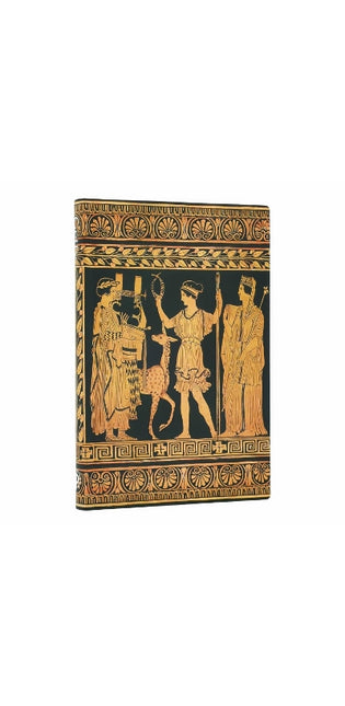 Gathering of Deities (Ancient Greek Pottery) Mini Lined Softcover Journal (Elastic Band Closure)