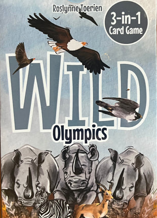 Wild Animal Olympics 3 In 1 Card Game