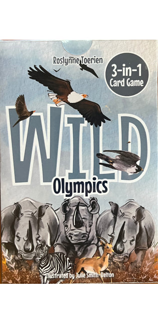 Wild Animal Olympics 3 In 1 Card Game