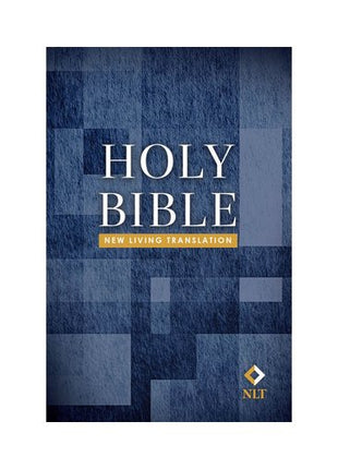 NLT Blue Blocks Paperback Handy Size Bible