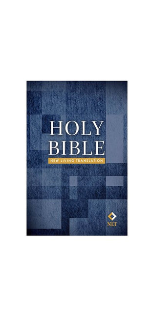 NLT Blue Blocks Paperback Handy Size Bible