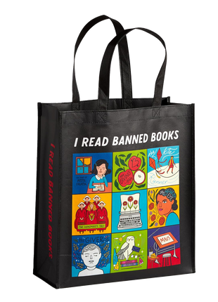 I Read Banned Books Reusable Shopping Bag