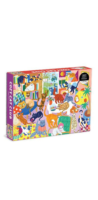 Cozy Cat Club 1000 Piece Family Puzzle