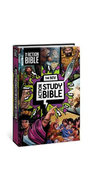 NIV Action Study Bible, Hardcover, Full Color