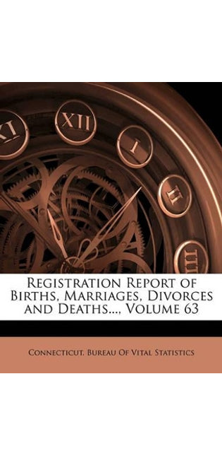 Registration Report of Births, Marriages, Divorces and Deaths..., Volume 63