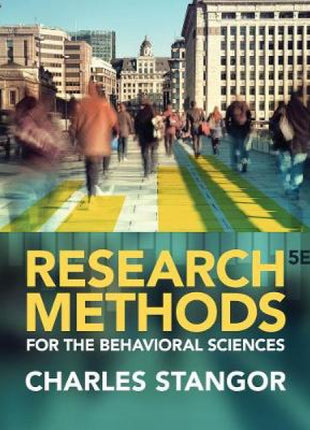 Research Methods for the Behavioral Sciences