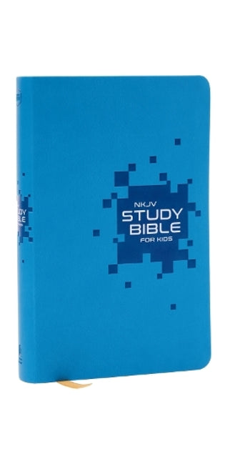 NKJV Study Bible for Kids, Blue Leathersoft:  The Premier Study Bible for Kids