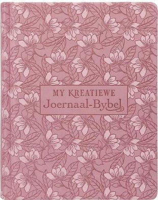 NLV Pienk Hardeband Kunsleer My Kreatiewe Joernaal-Bybel
