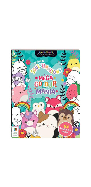 Kaleidoscope Squishmallows Colouring Book Mega Colour Mania