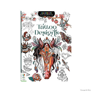 Kaleidoscope Colouring Tattoo Designs