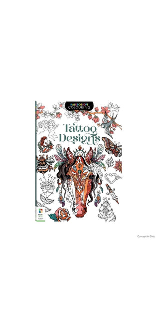 Kaleidoscope Colouring Tattoo Designs