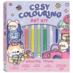Art Maker Cosy Colouring Around Town Kit