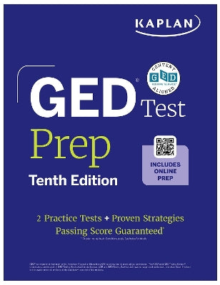 GED Test Prep, Tenth Edition (2026): Includes a Diagnostic Pretest, 2 Full Length Practice Tests, 1000+ Practice Questions, and 40+ Online Videos