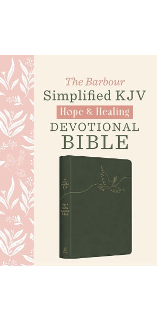 Hope & Healing Devotional Bible [Dark Sage Doves]