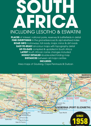 South Africa including Lesotho and Swaziland Road Map