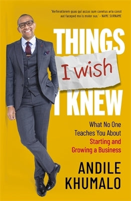Things I Wish I Knew