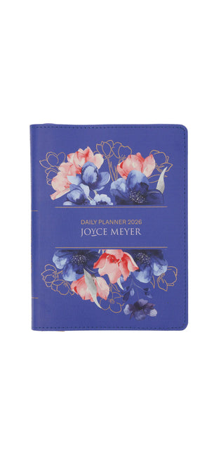 2026 Joyce Meyer A5 Diary - Daily Planner - Imitation Leather with Zip