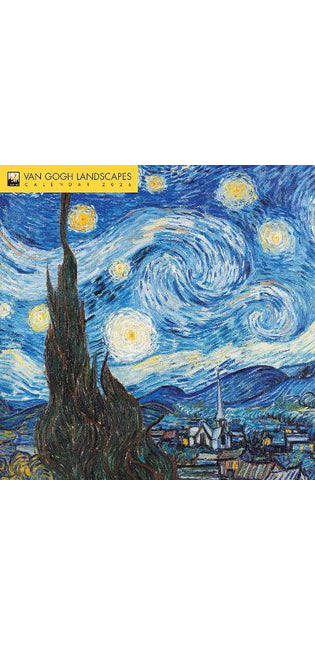 Vincent van Gogh Landscapes Wall Calendar 2026 (Art Calendar)