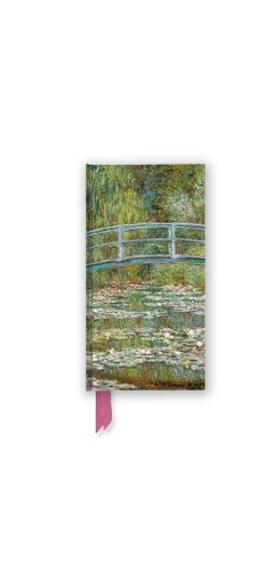 Claude Monet: Bridge over a Pond of Water Lilies (Foiled Slimline Journal)