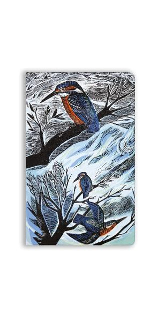 Angela Harding: Suffolk Kingfishers (Soft Touch Journal)