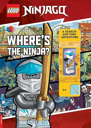 LEGO® NINJAGO®: Where’s the Ninja? A Search and Find Adventure (with Zane minifigure)