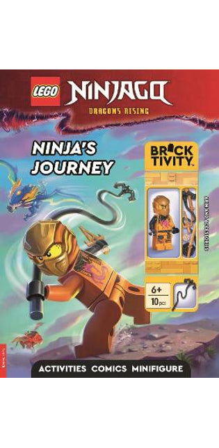 LEGO® NINJAGO®: Ninja's Journey Activity Book (with Arin minifigure and accessories)