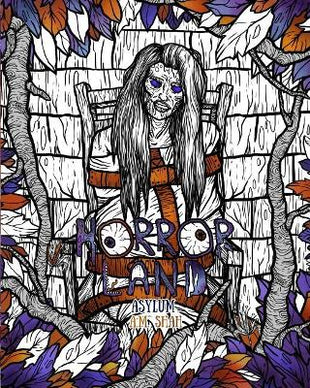 Adult Coloring Book Horror Land