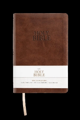 NIV BROWN LEATHER TOUCH BIBLE