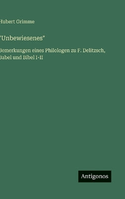 "Unbewiesenes"