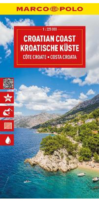 Croatia Coast Marco Polo Map