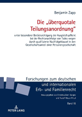 "ueberquotale Teilungsanordnung"