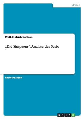 "die Simpsons. Analyse Der Serie