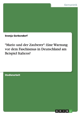 "Mario und der Zauberer"