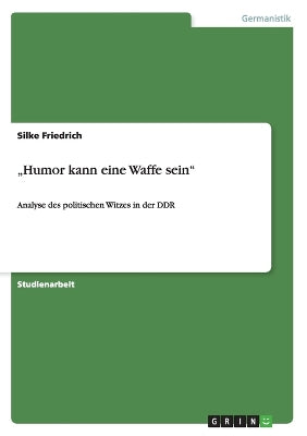 "Humor kann eine Waffe sein"