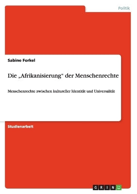 "Afrikanisierung" der Menschenrechte