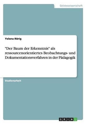 "Der Baum der Erkenntnis" als ressourcenorientiertes Beobachtungs- und Dokumentationsverfahren in der Pädagogik