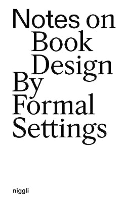 Notes on Book Design