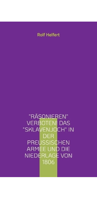 "Räsonieren" verboten!