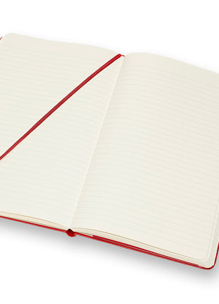 Moleskine Large Ruled Hardcover Notebook Scarlet Red