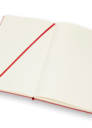 Moleskine Large Plain Hardcover Notebook Red