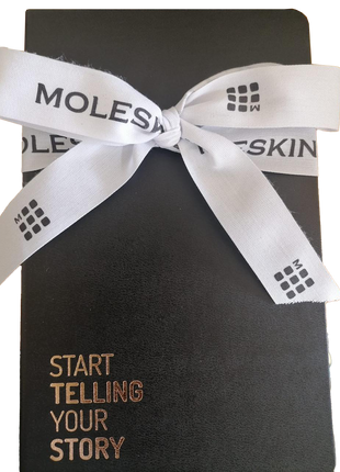 Large Blacked Ruled Notebook Embossed