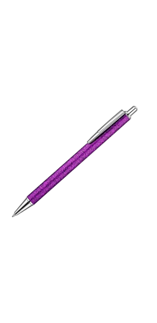 Purple Glitter Pen