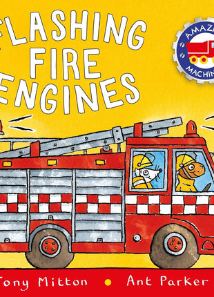 Flashing Fire Engines