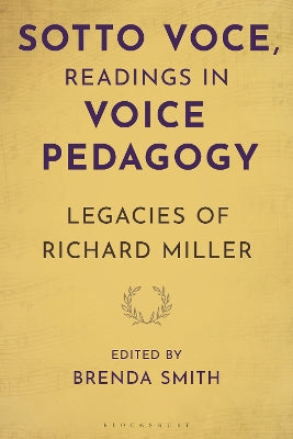 Sotto Voce, Readings in Voice Pedagogy