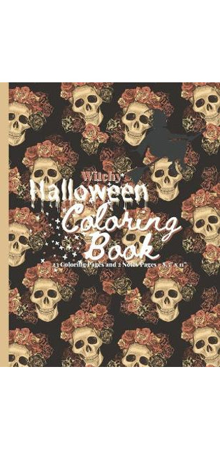 Witchy Halloween Coloring Book